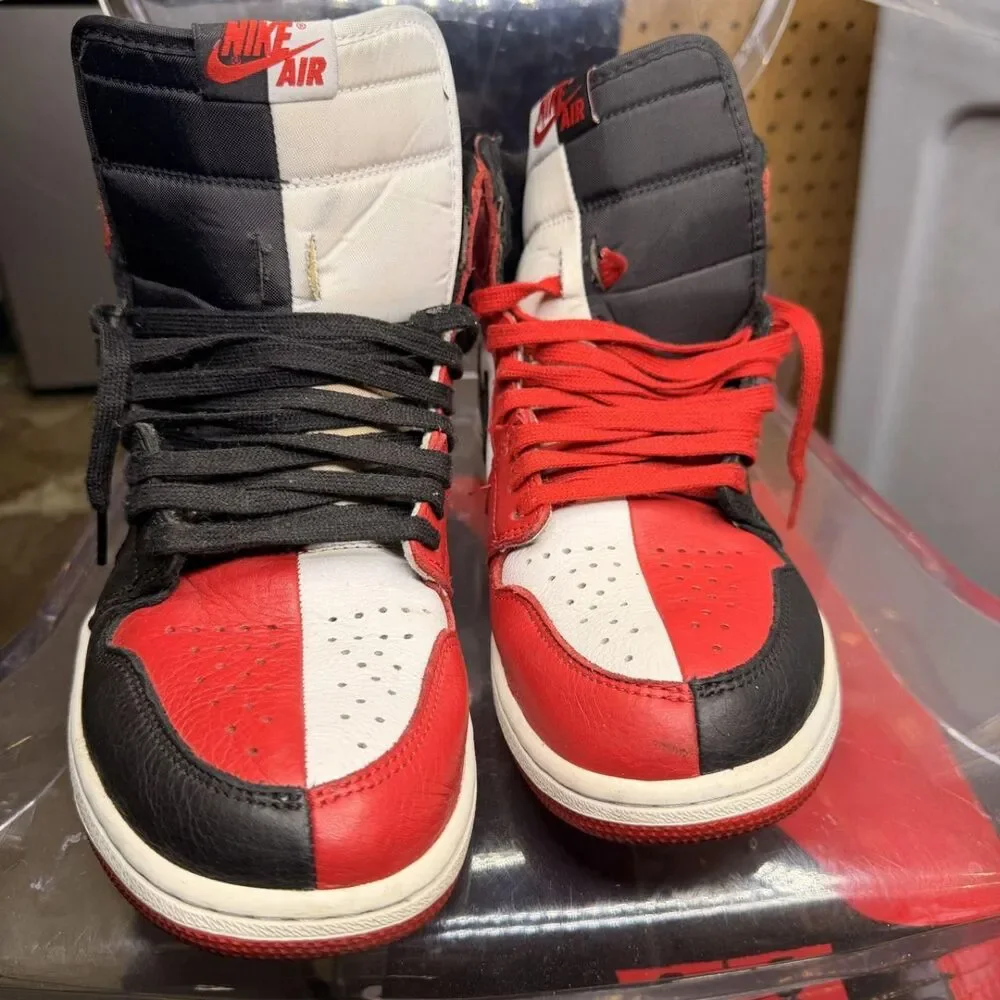 Jordan Men's Red and Black Trainers